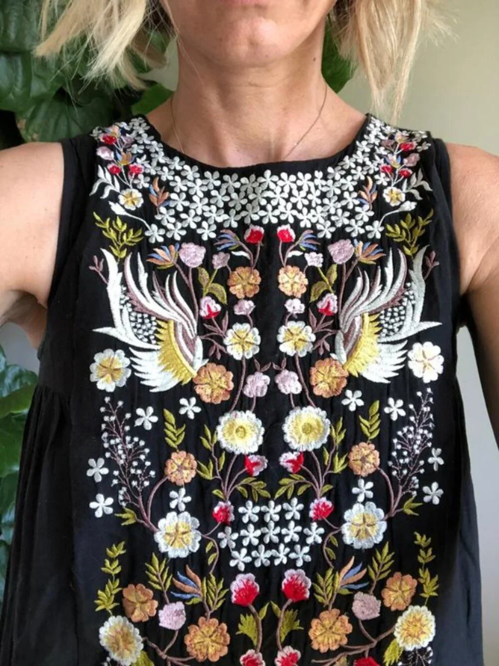 NWT Anthropologie Samant Chauhan Jacaranda Tiered Maxi Dress 10 - Picture 4 of 16